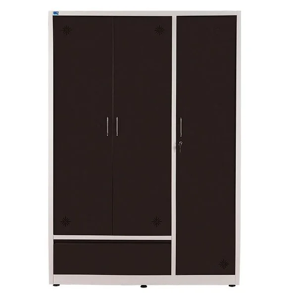 Tủ sắt gia đình TU15B2C3 có 3 cánh mở và ngăn kéo ray bi - Ảnh 2