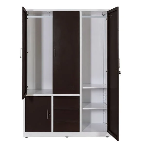 Tủ sắt gia đình TU15B3C4NK3 có 4 cánh mở và 3 ngăn kéo ray bi - Ảnh 2