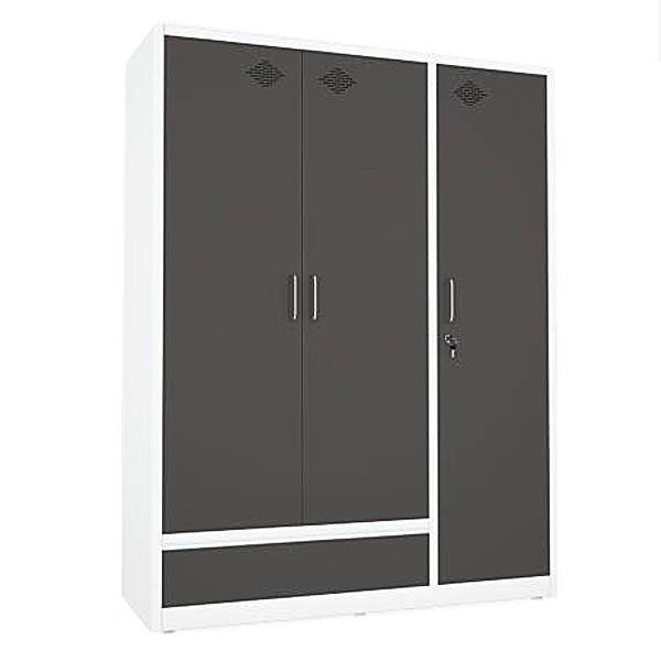 Tủ sắt quần áo 3 cánh CA-9A-1KG mới tủ gia đình bền bỉ và sang trọng - Ảnh 2