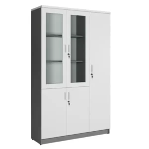 Tủ Tài Liệu HP HP1960-3BK có khoang dài và 2 cánh kính