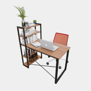 Bàn làm việc có giá sách BLV-01-01 công việc trong tầm tay
