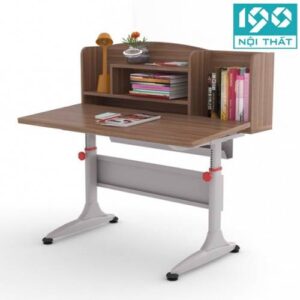 Bàn học sinh hiện đại BHS01-C kiêm giá sách cực xịn sò