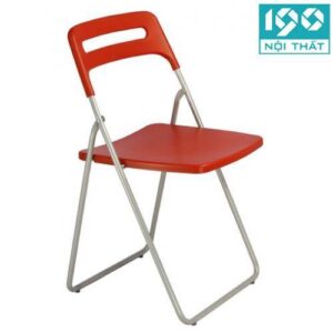 Ghế gấp gọn giá rẻ GG08S màu đỏ may mắn êm bền gọn