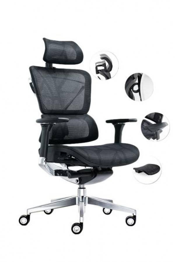 Ghế xoay lưới cao cấp VIP LD820 hàng nhập chất đỉnh