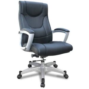 Ghế xoay nhũ bạc sang SG903 mẫu da thật