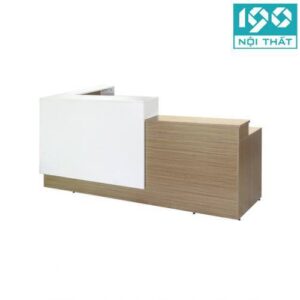Quầy lễ tân đẹp QLT02 nâng tầm doanh nghiệp