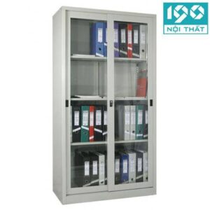 Tủ sắt cửa lùa TL05 dáng sang kiểu đẹp
