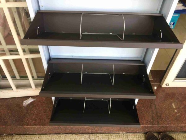 Tủ giày đẹp CA-SH-01 cánh mở đứng có 3 khoang siêu bền - Chính hãng Xuân Hoà - Ảnh 3