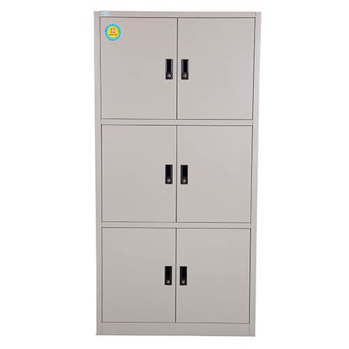 Tủ sắt văn phòng CA-3BS 6 cánh mở- Tủ Locker sơn tĩnh điện - Ảnh 2