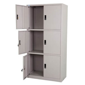 Tủ sắt văn phòng CA-3BS 6 cánh mở- Tủ Locker sơn tĩnh điện
